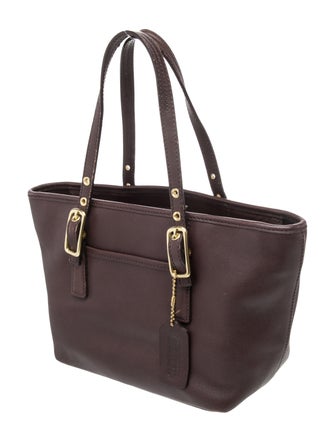 Coach Leather Top Handle Bag