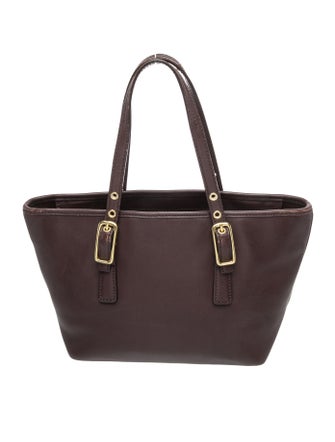 Coach Leather Top Handle Bag