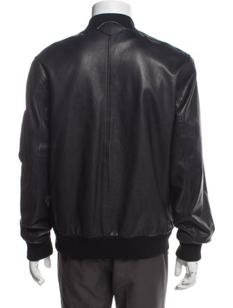 Coach Leather Bomber Jacket