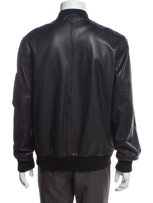 Coach Leather Bomber Jacket