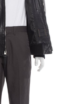 Coach Leather Bomber Jacket