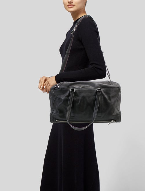 Coach Leather Weekender Bag