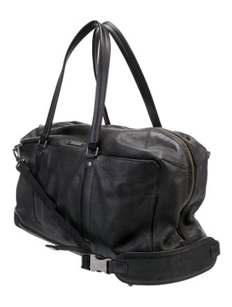 Coach Leather Weekender Bag