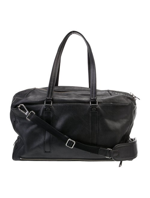 Coach Leather Weekender Bag