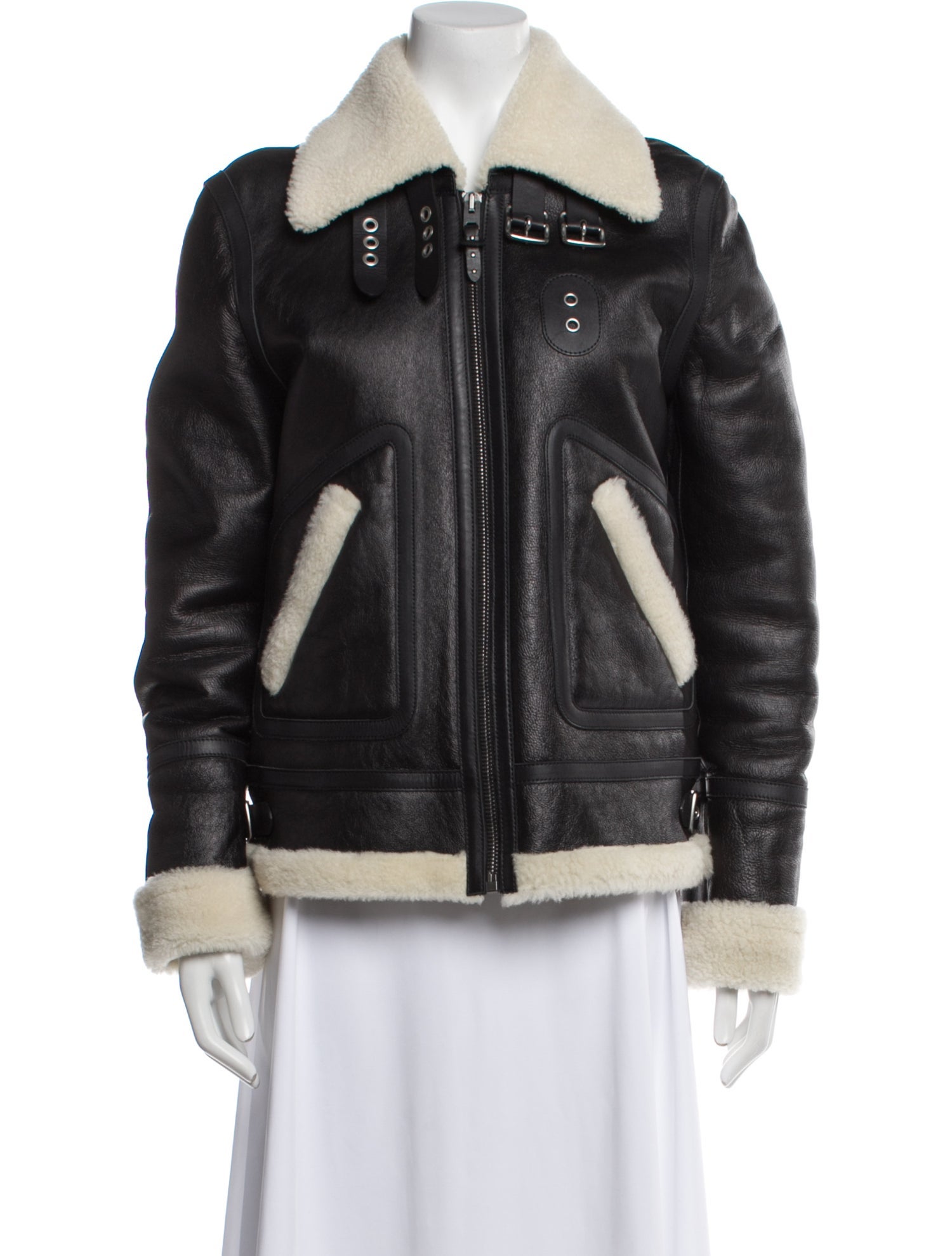 Coach Shearling Faux Fur Jacket