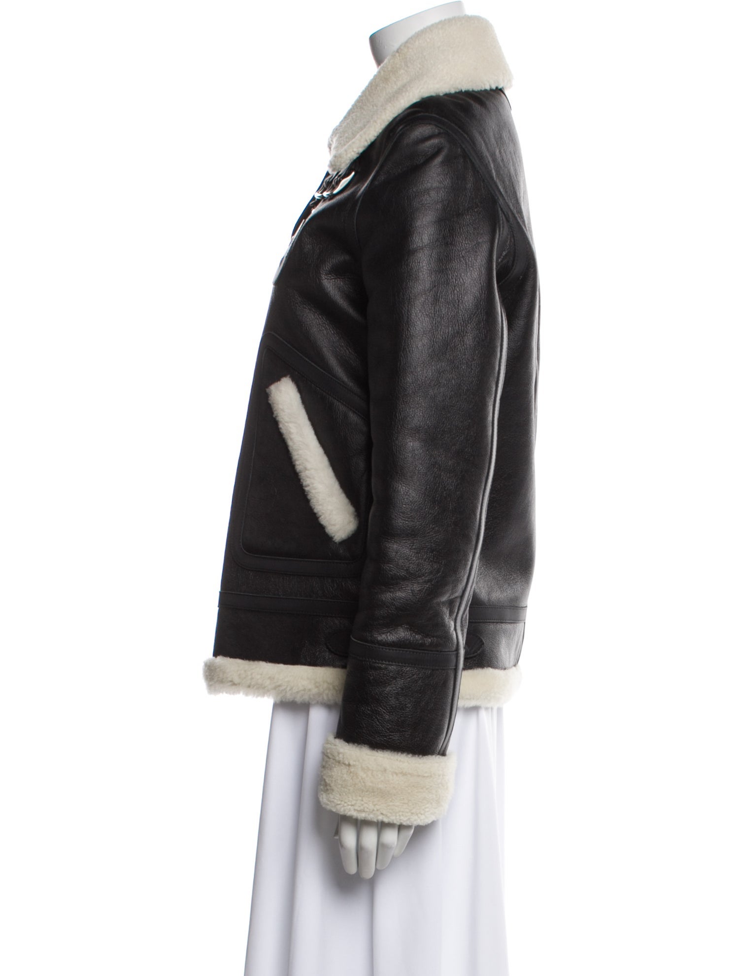 Coach Shearling Faux Fur Jacket