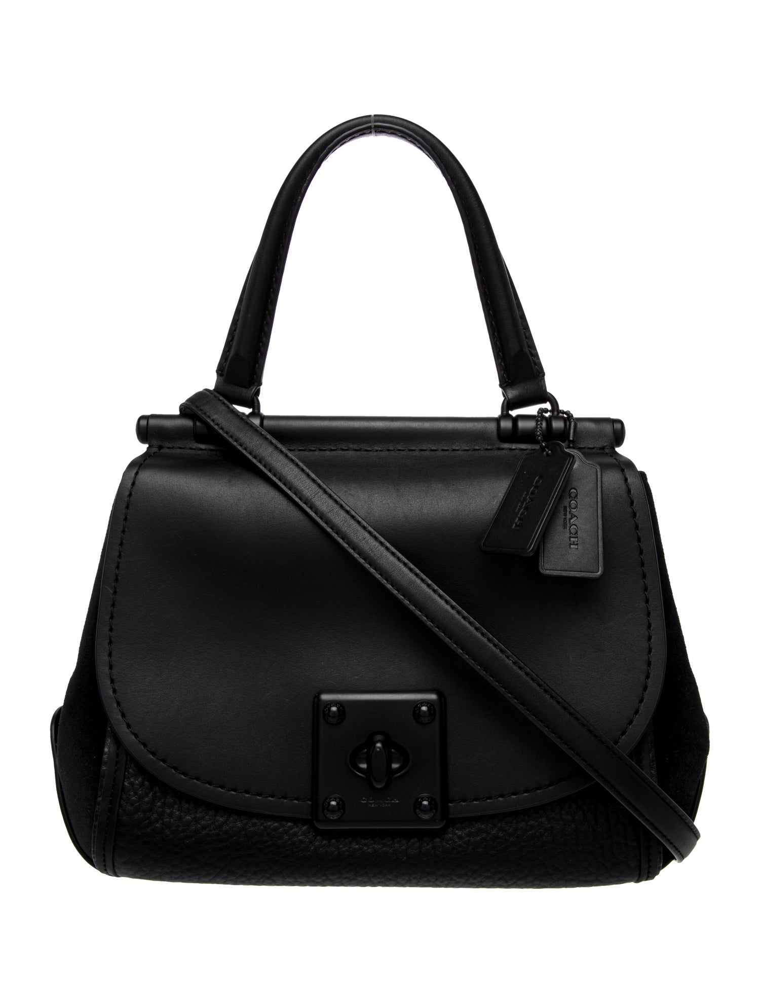 Coach Leather Top Handle Bag