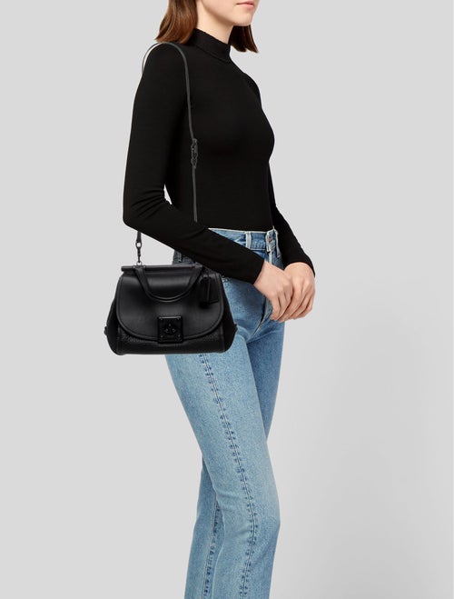 Coach Leather Top Handle Bag