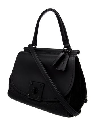 Coach Leather Top Handle Bag