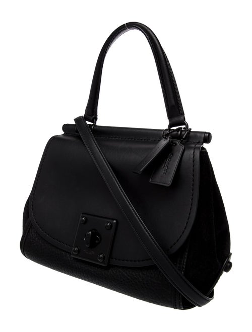 Coach Leather Top Handle Bag