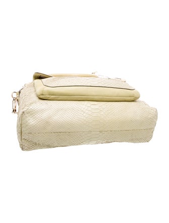 Coach Embossed Leather Shoulder Bag