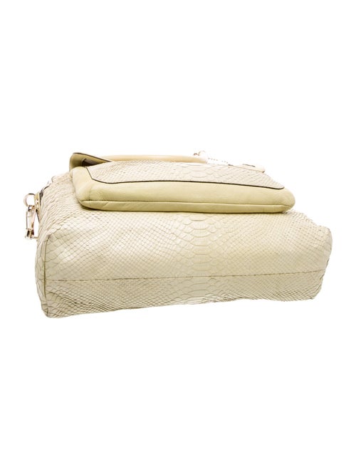 Coach Embossed Leather Shoulder Bag