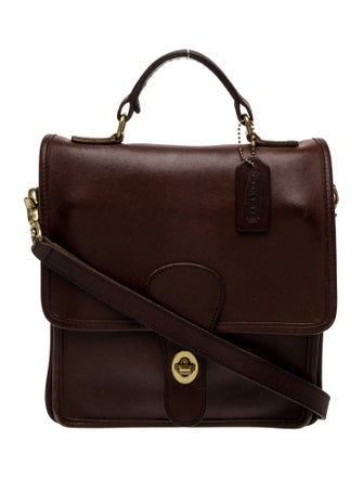 Coach Leather Top Handle Bag