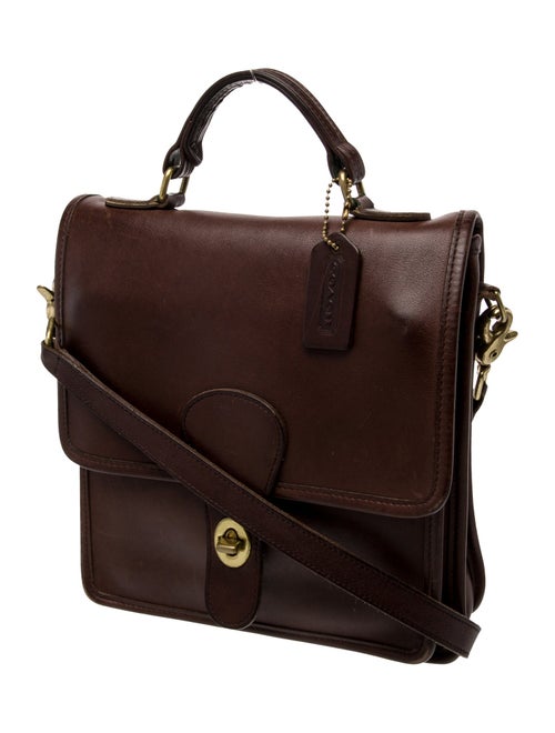 Coach Leather Top Handle Bag