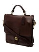 Coach Leather Top Handle Bag