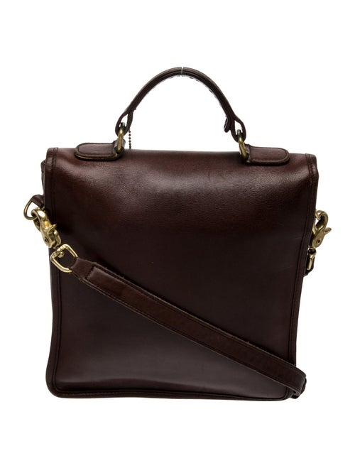 Coach Leather Top Handle Bag