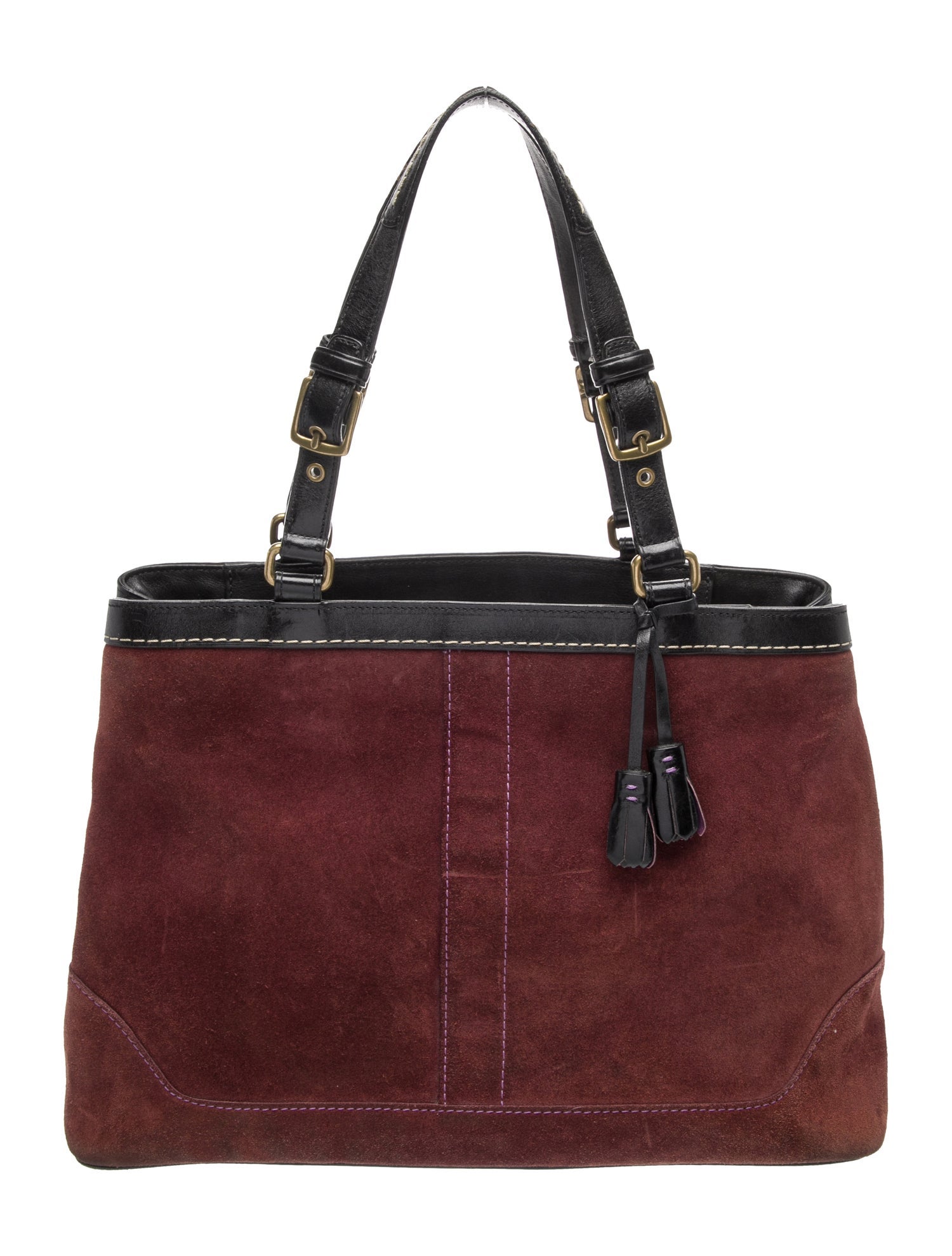 Coach Suede Shoulder Bag