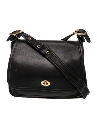 Coach Leather Messenger Bag