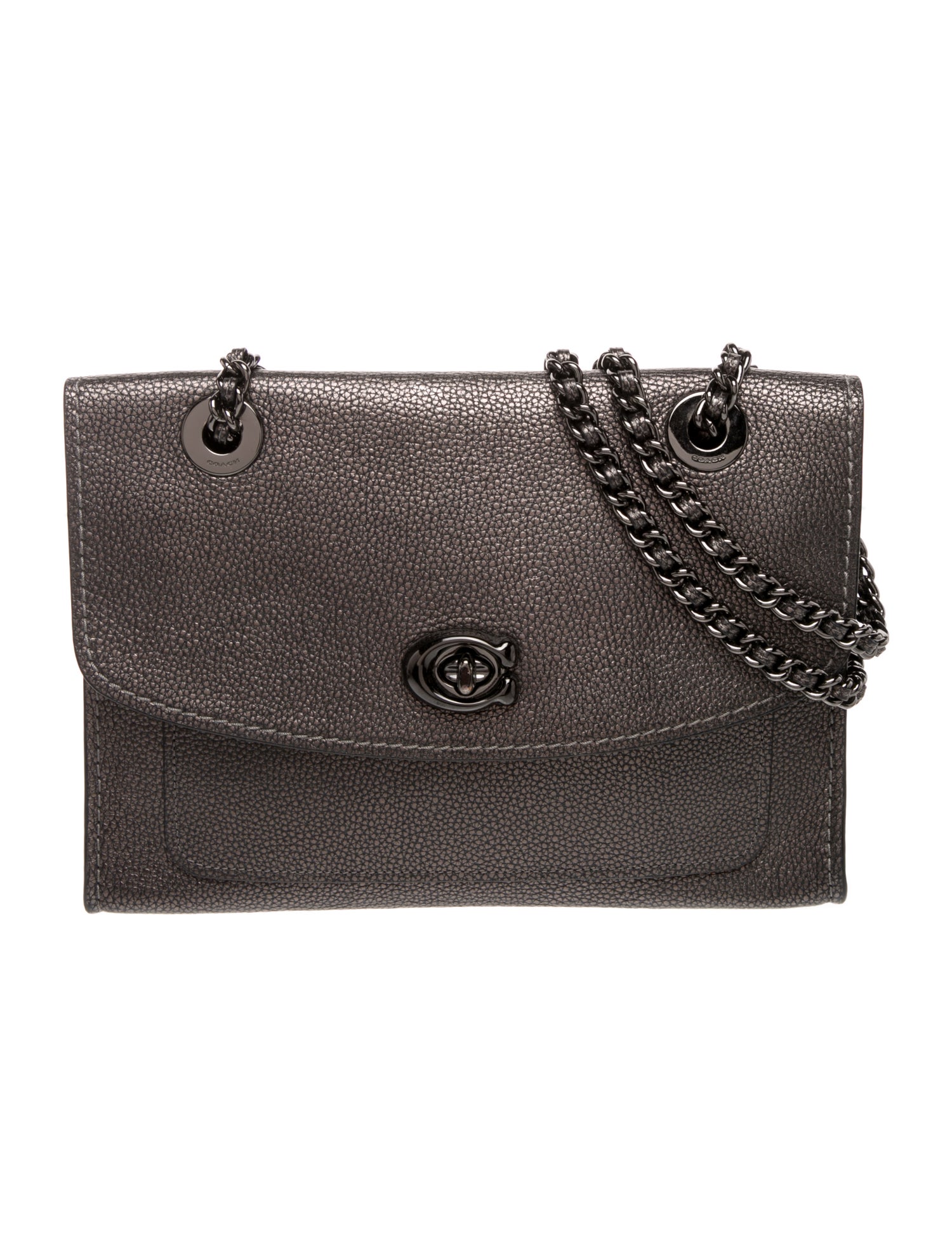 Coach Leather Top Handle Bag