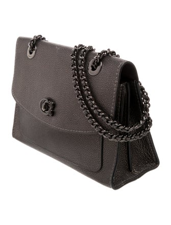 Coach Leather Top Handle Bag