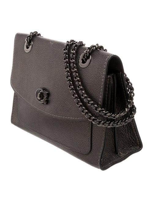 Coach Leather Top Handle Bag