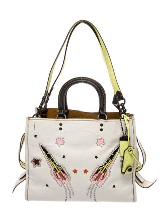 Coach Leather Top Handle Bag