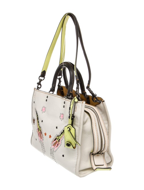 Coach Leather Top Handle Bag