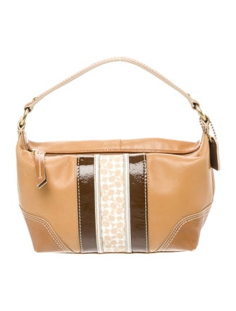 Coach Leather Top Handle Bag