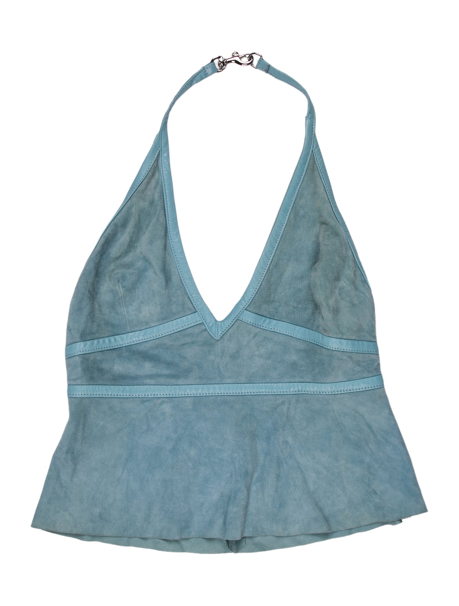 Coach Leather Halterneck Tunic