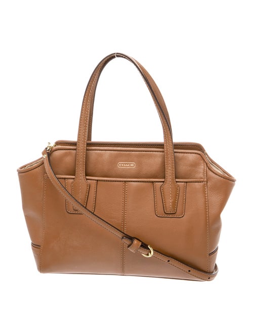 Coach Leather Top Handle Bag