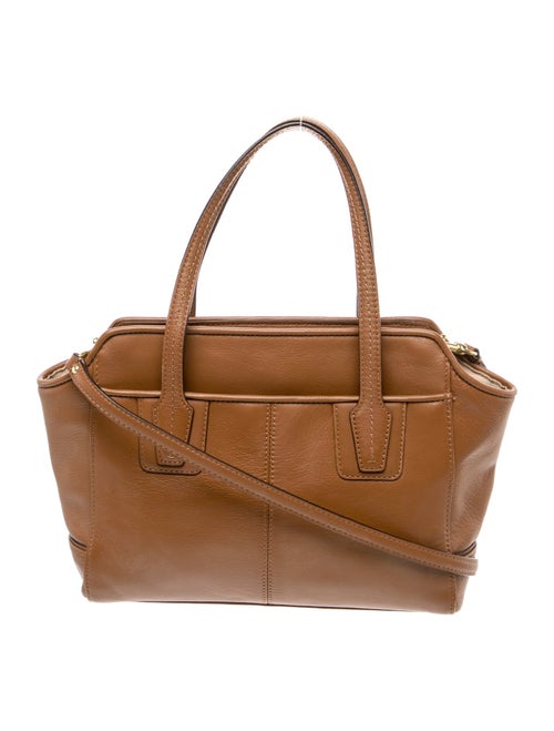 Coach Leather Top Handle Bag