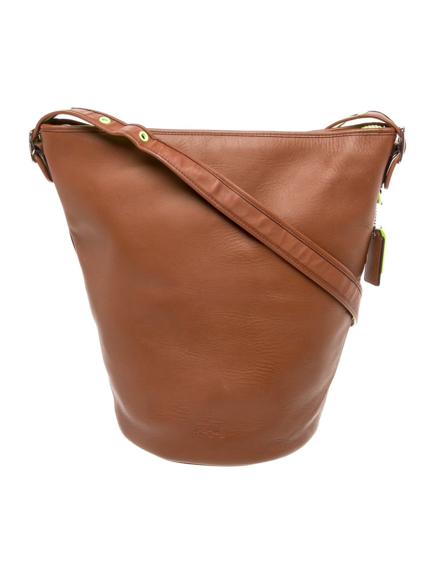 Coach Leather Top Handle Bag