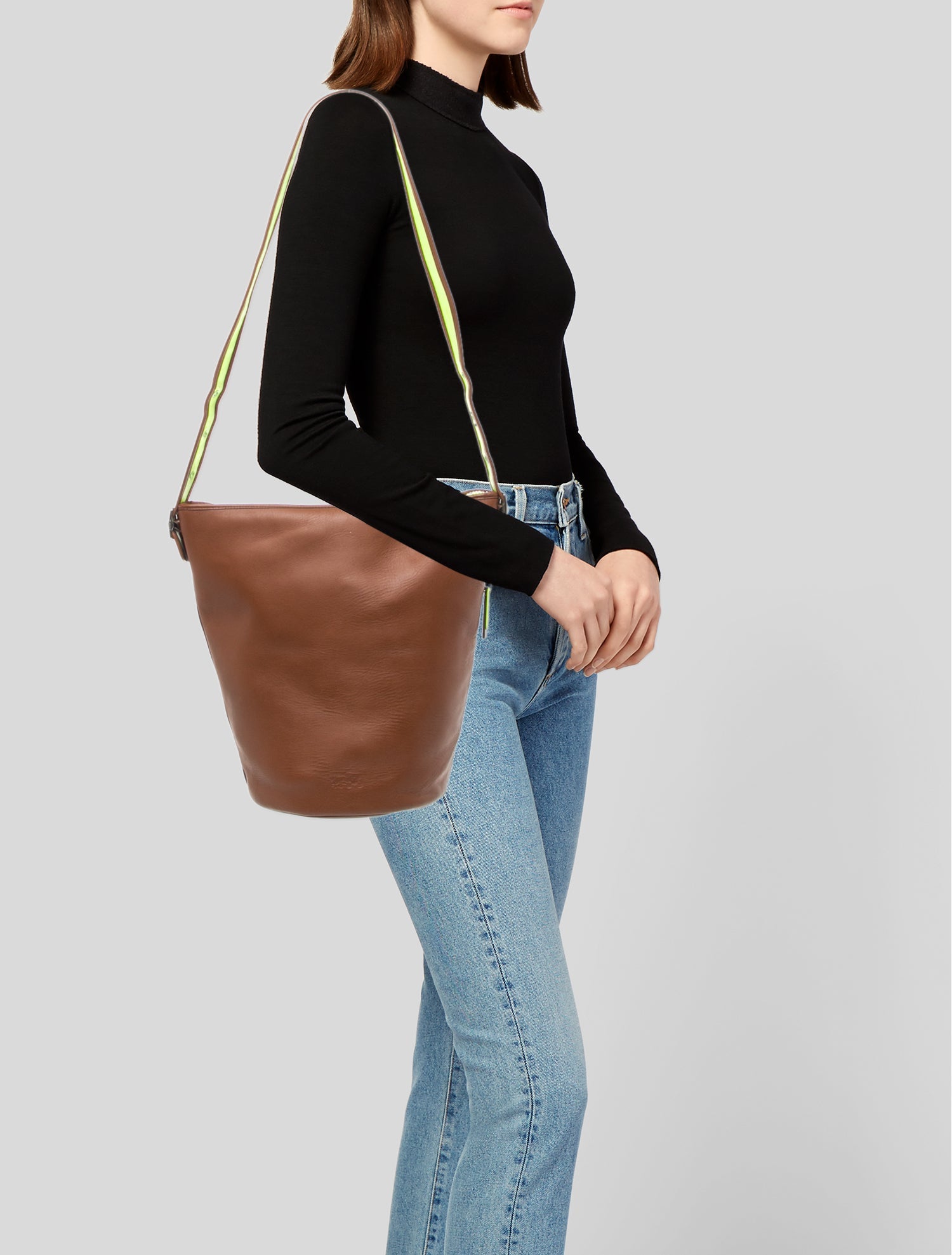 Coach Leather Top Handle Bag