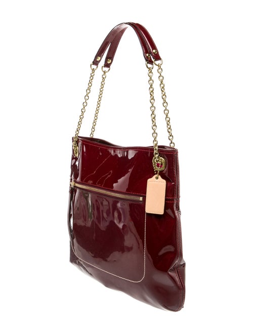 Coach Patent Leather Top Handle Bag
