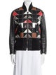 Coach Shearling Printed Fur Jacket