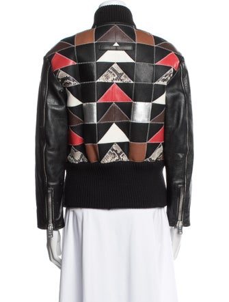 Coach Shearling Printed Fur Jacket