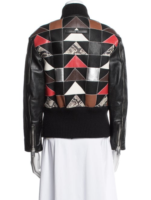 Coach Shearling Printed Fur Jacket