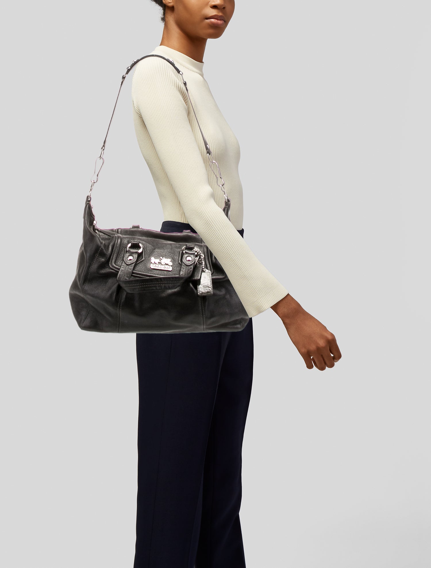 Coach Leather Shoulder Bag