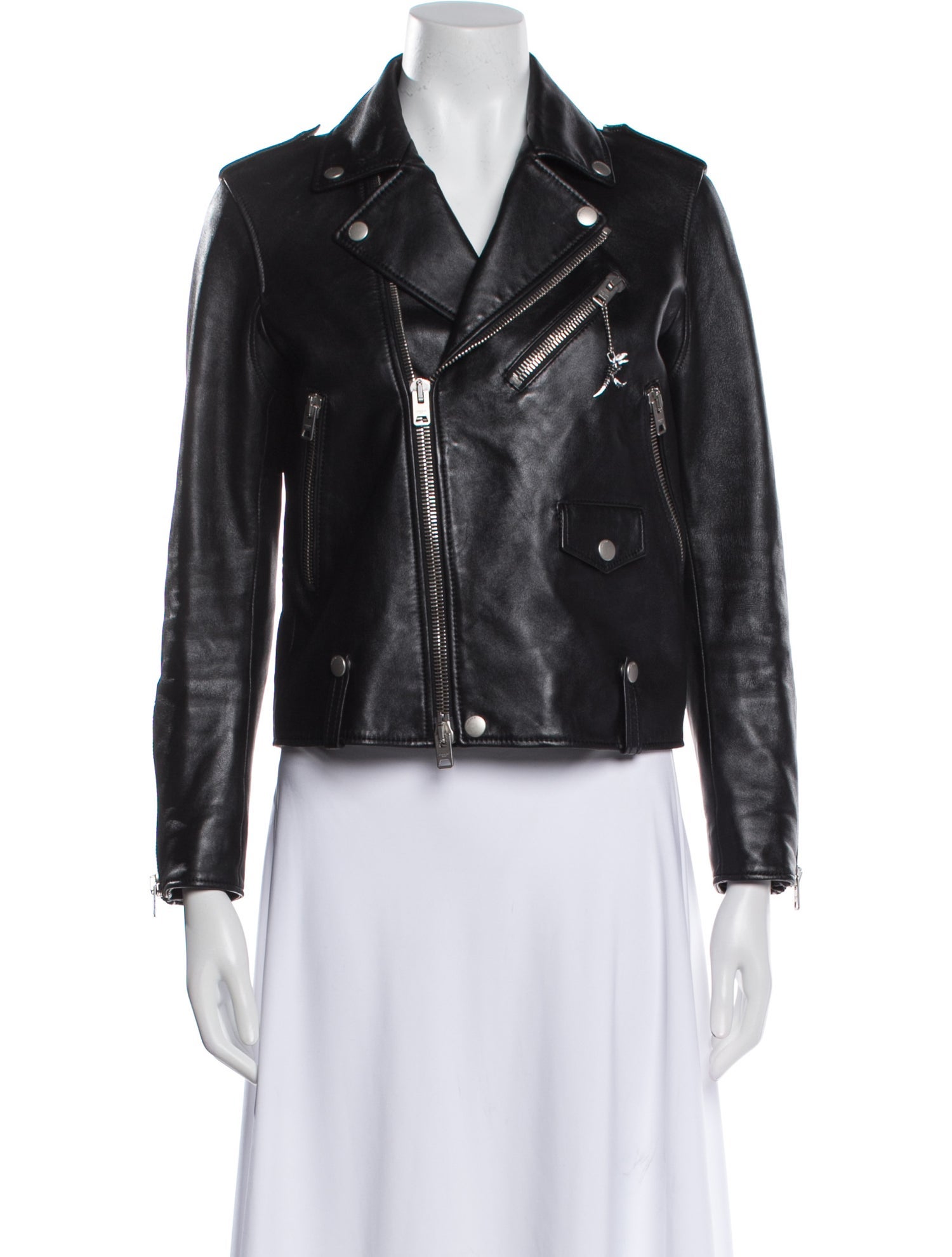 Coach Lamb Leather Biker Jacket