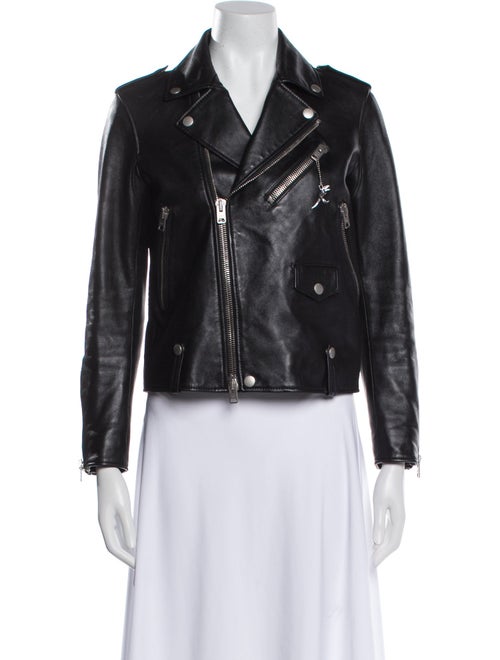Coach Lamb Leather Biker Jacket