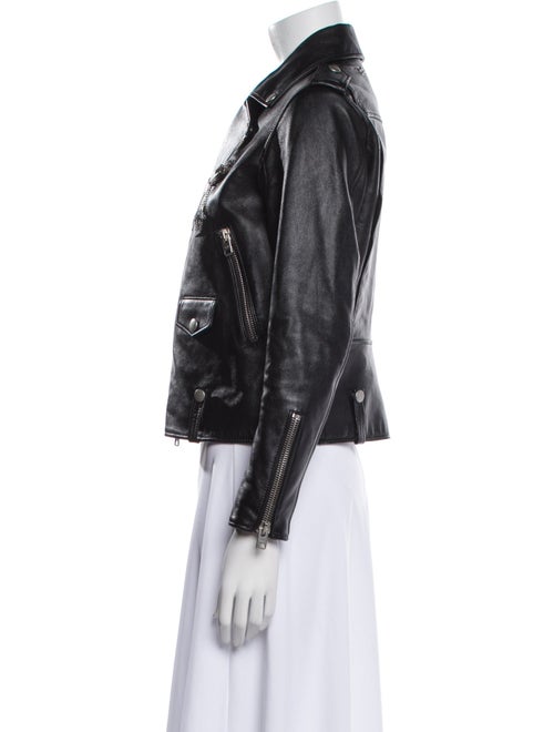 Coach Lamb Leather Biker Jacket