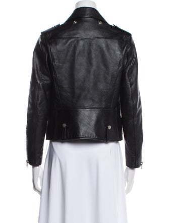Coach Lamb Leather Biker Jacket