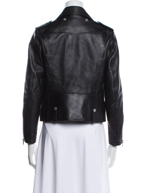 Coach Lamb Leather Biker Jacket