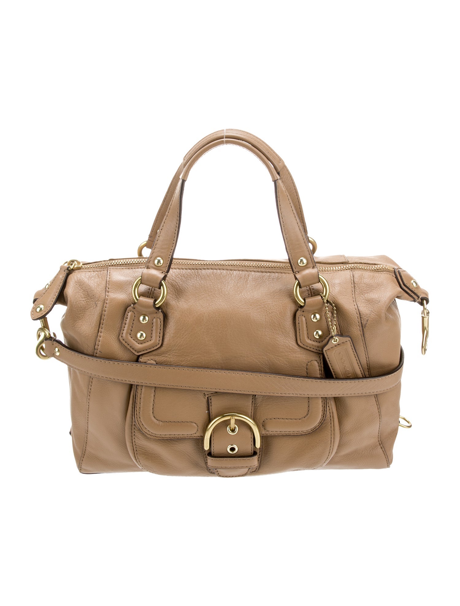 Coach Leather Top Handle Bag