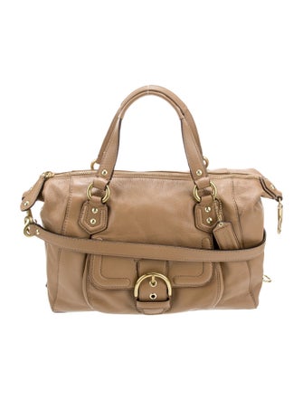 Coach Leather Top Handle Bag