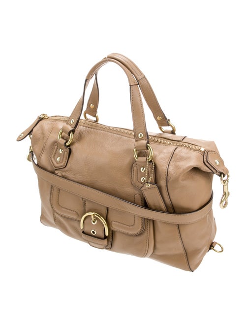 Coach Leather Top Handle Bag