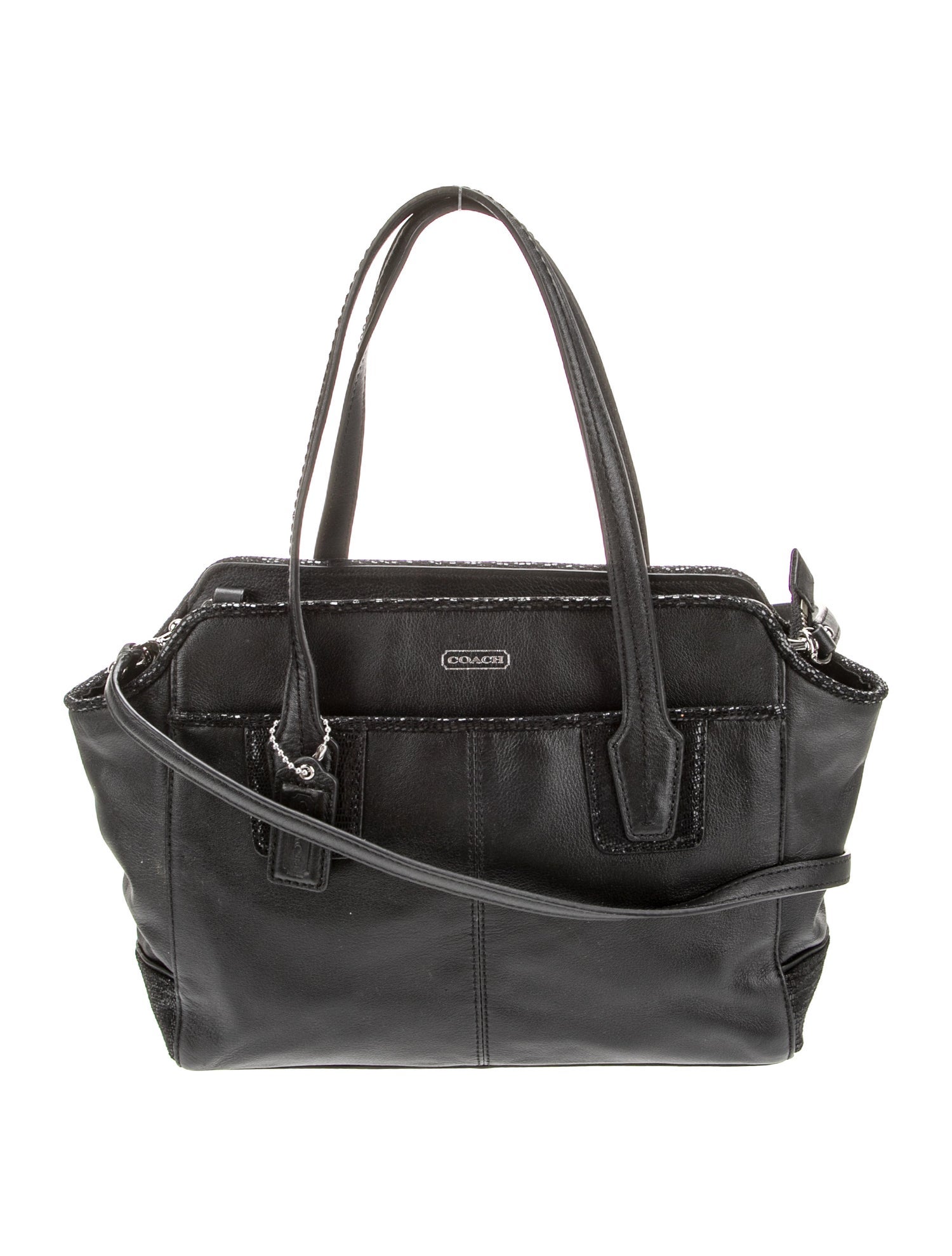 Coach Leather Top Handle Bag