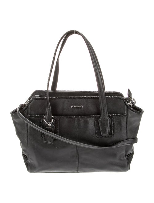 Coach Leather Top Handle Bag