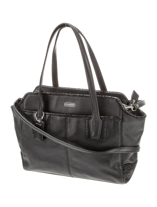 Coach Leather Top Handle Bag