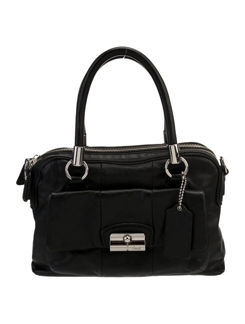 Coach Leather Top Handle Bag